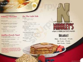 Nibbley's Cafe food