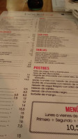 Bodebar La Linea menu