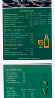 Bodegas Rubicon menu