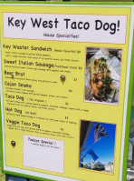Key West Taco Dog Food Stand menu