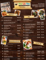 Pho Loc Tho menu