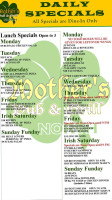 Mother's Pub Grill North menu