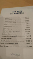 Vaixell Restaurante menu
