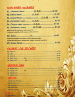 Indian Ocean Tandoori menu
