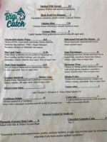 The Big Catch At Salt Creek menu
