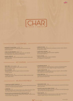 Char Fuego Y Brasas menu