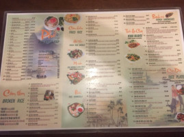Pho Point Loma & Grill Restaurant menu