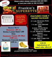 Frankie's Superette food