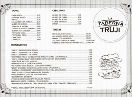La Taberna Del Truji menu
