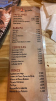Taberna La Liebre menu