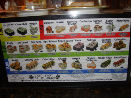Hot Pot 'n Sushi food