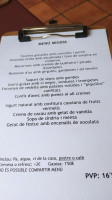 Fonda Cerdanya menu