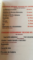 Lejarrene menu