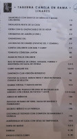 Canela En Rama menu