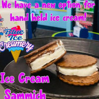 Blue Ice Creamery food