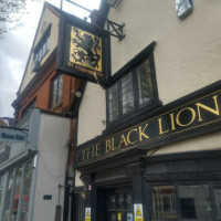 The Black Lion food