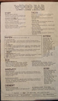 Wood Ear menu