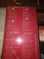 Chino Universo menu