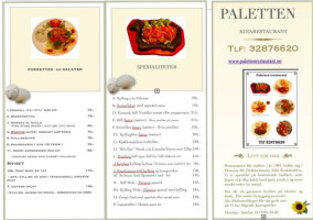 Paletten menu