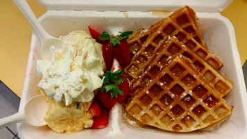 The Natural Waffle Ice Cream Parlour food