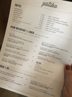 Patika menu