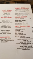 Lovers Seafood And Market menu