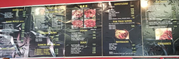 Osaka Teriyaki & Bbq House menu