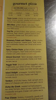 Pizza Capri-hyde Park menu