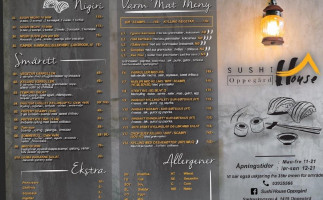 Sushi House Oppegård menu