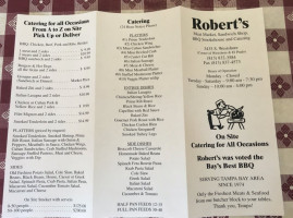 Robert's Meats And Catering food