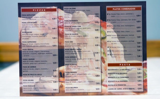 Pizzeria Xoldra menu