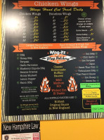 Wing Itz menu