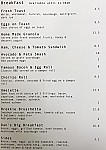 Dan's Cafe and Bar menu