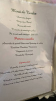 Castell De Rocamora menu