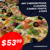 Round Table Pizza, Blundell Centre food