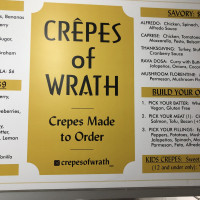 Crepes Of Wrath menu