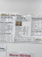 Matsui menu