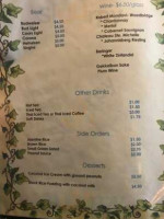 O'char Restaurants menu