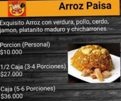 La Casa Del Arroz food