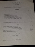 The Wine Gallery At Villa Macri menu