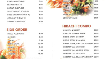Hibachi To Go menu