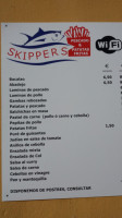 Skippers menu