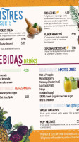 The Colombian Spot menu