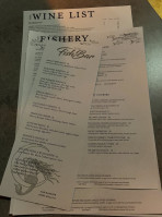 The Fishery menu