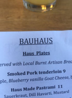 Bauhaus Tapas Lounge food