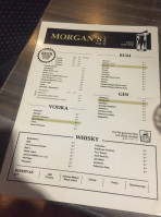 Morgan's Pub menu
