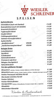 Buschenschank Wiesler-schreiner menu