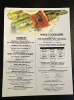 The Marquee Restaurant & Lounge menu