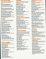 Starwood Diner menu