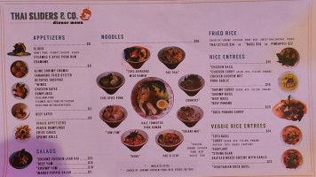 Silom Thai menu